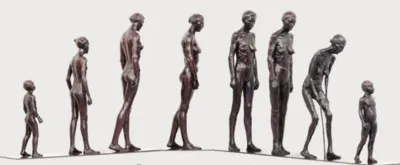 Mauro Corda, “le Cycle de la Vie” Bronze – 68 x 208 x 18 cm